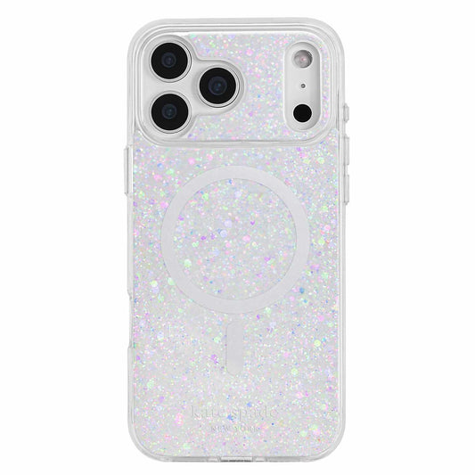 Kate Spade Protective MagSafe Case Chunky Glitter Iridescent for iPhone 17 Pro Max