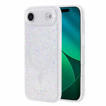 Kate Spade — Étui protecteur MagSafe pour iPhone Air — Chunky Glitter Iridescent