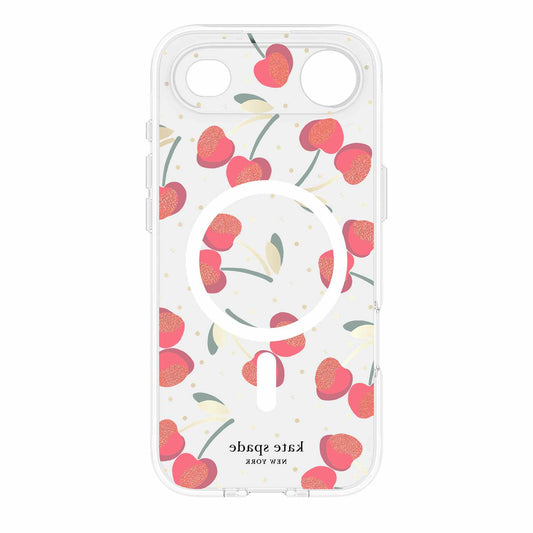 Kate Spade — Étui protecteur MagSafe pour iPhone Air — Cherry Dot
