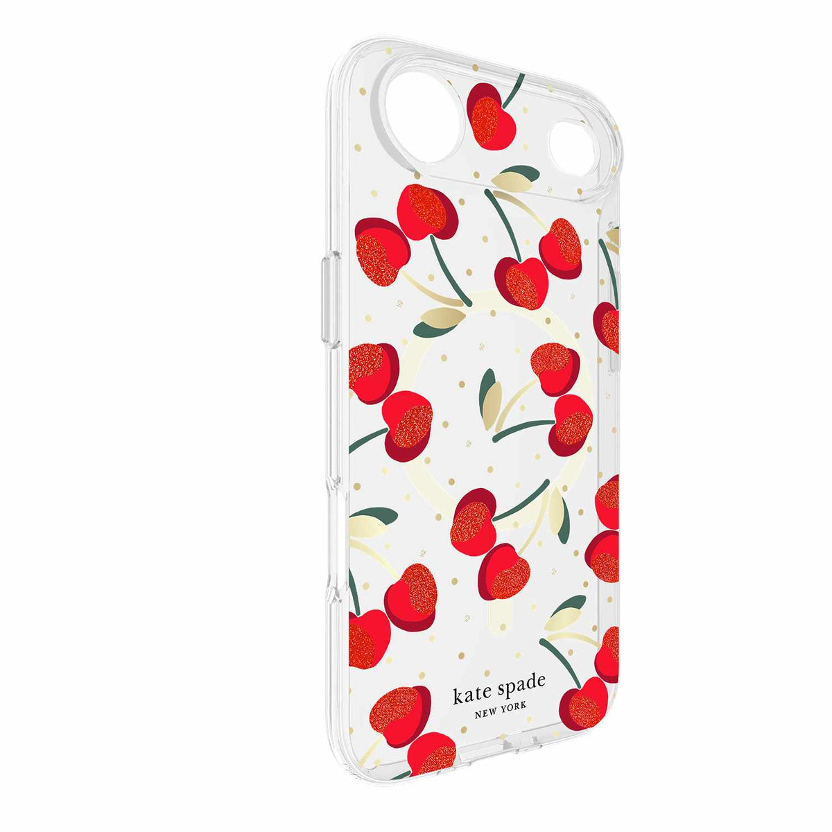 Kate Spade — Étui protecteur MagSafe pour iPhone Air — Cherry Dot