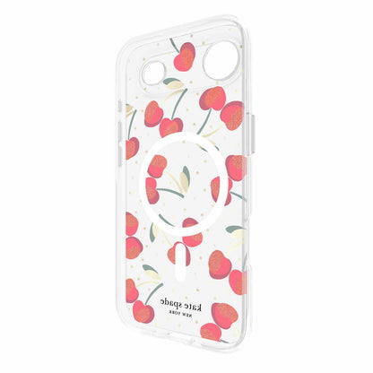 Kate Spade — Étui protecteur MagSafe pour iPhone Air — Cherry Dot