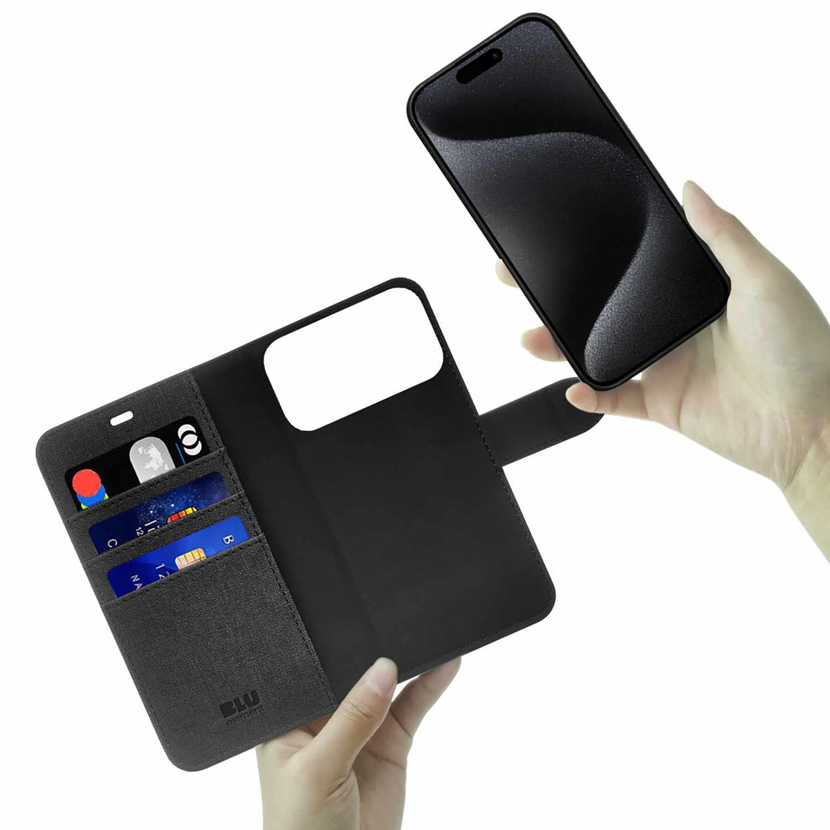 Blu Element Folio 2-in-1 Case Black for iPhone 18 Pro Max/17 Pro Max
