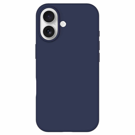 Blu Element — Étui en silicone MagSafe pour iPhone 17 — bleu marine