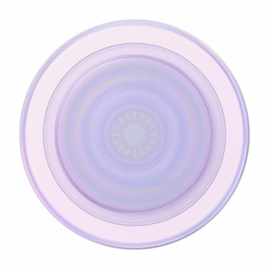 PopSockets PopGrip pour MagSafe Round avec anneau adaptateur Opalescent — transparent