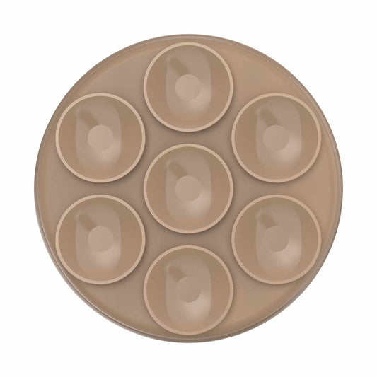 PopSockets PopGrip Suck-jusqu’à pour MagSafe Round avec — Adaptateur Latte