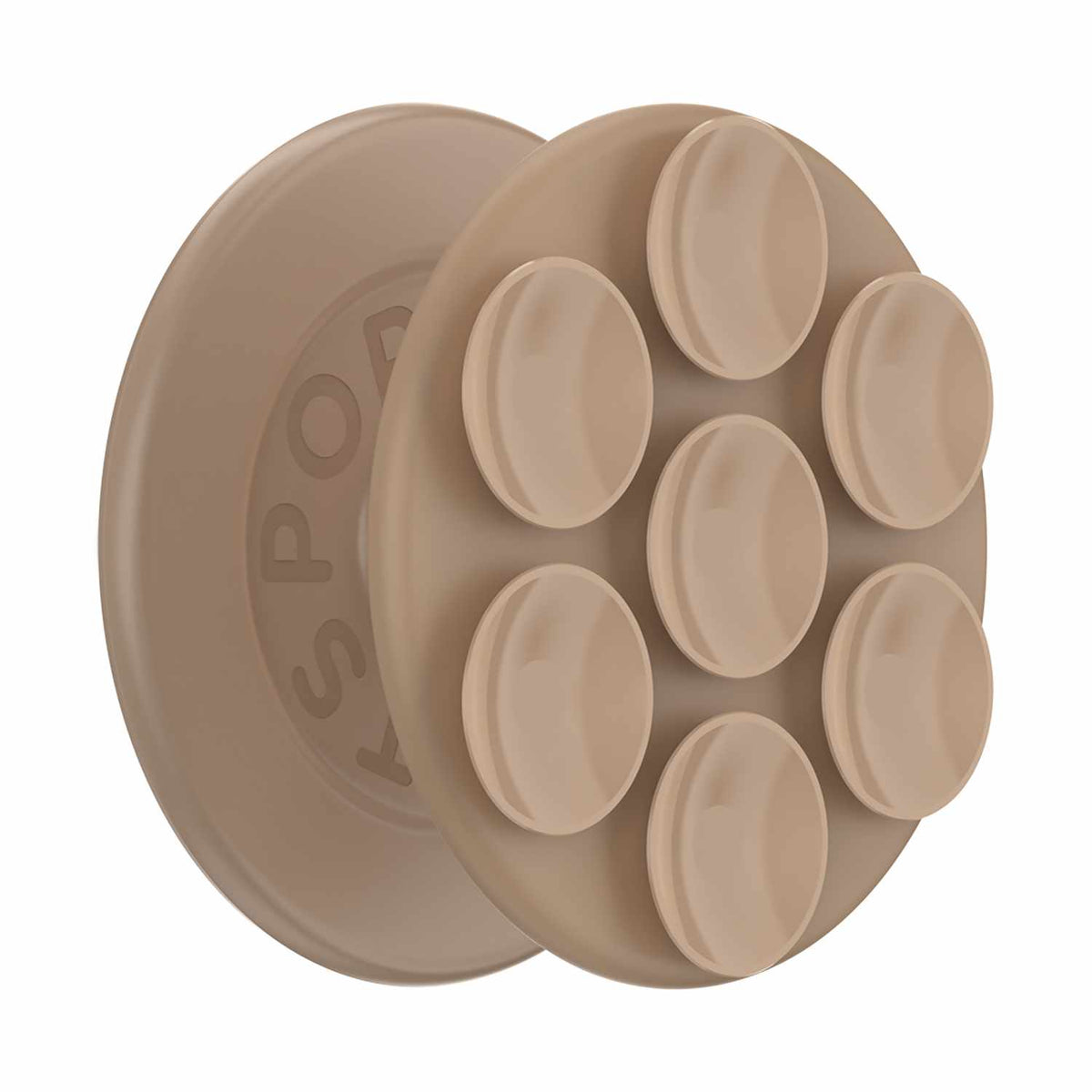 PopSockets PopGrip Suck-jusqu’à pour MagSafe Round avec — Adaptateur Latte