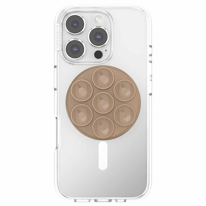 PopSockets PopGrip Suck-jusqu’à pour MagSafe Round avec — Adaptateur Latte