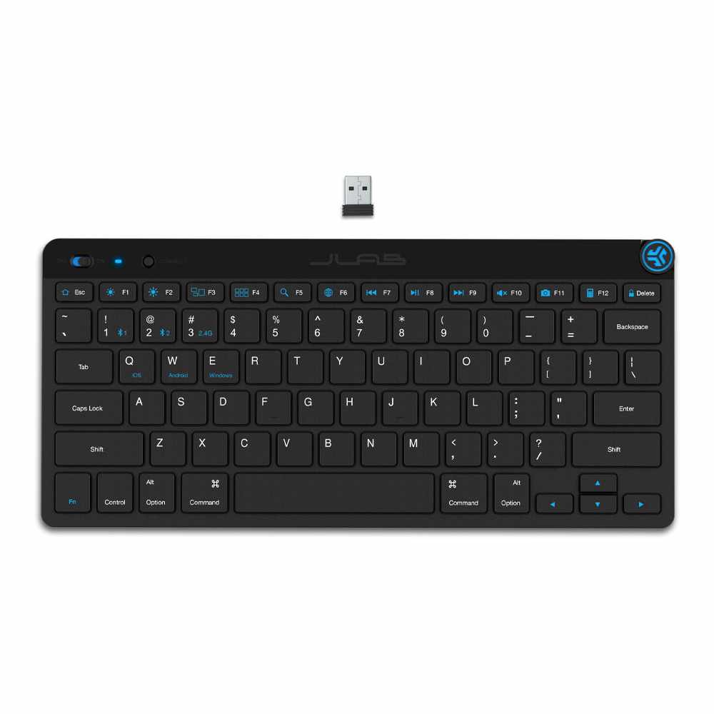 JLab Go — Clavier sans fil — noir
