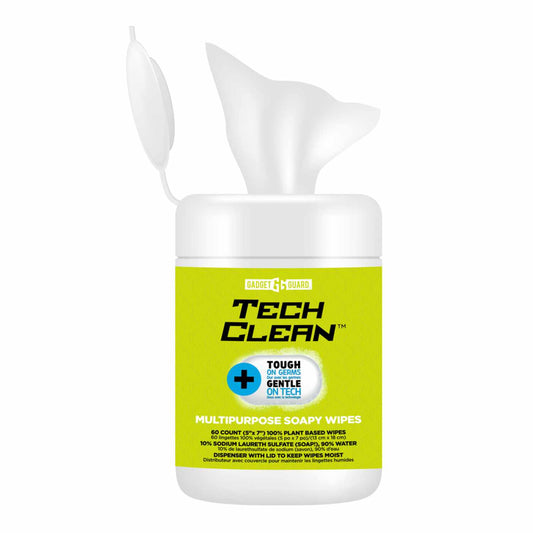 GGSCTTC221GG02A TechClean Lingettes nettoyantes (60 paquet) — transparent