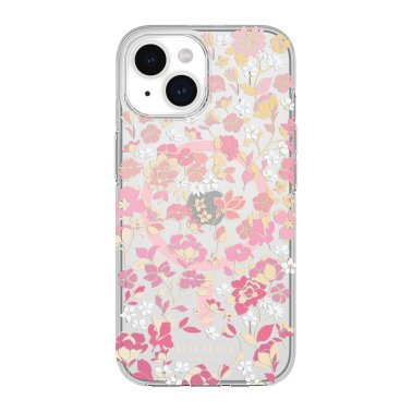 iPhone 13/14/15 Variations Kate Spade Protective Hardshell MagSafe Case - Flowerbed