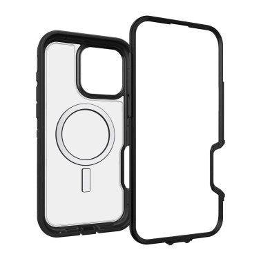 iPhone 16 Pro Max Otterbox Defender XT Clear Pro w/ MagSafe Series Case - Clear/Black