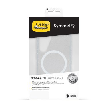 Samsung Galaxy S Series Otterbox Symmetry Series w/Magnets Clear Case - Clear - Stardust
