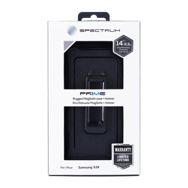 Samsung Galaxy S26 SPECTRUM Prime + Elite Holster Case w/Magnets - Black