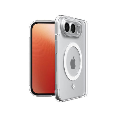 iPhone Duo Spigen Crystal Hybrid Pro MagFit - Clear/White