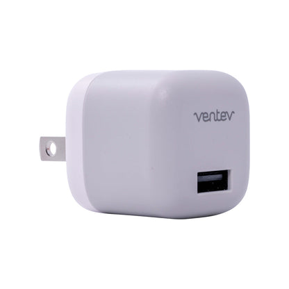 Ventev — Chargeur mural USB-A port 12W — blanc