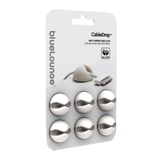 Bluelounge Cabledrop CableClip — blanc