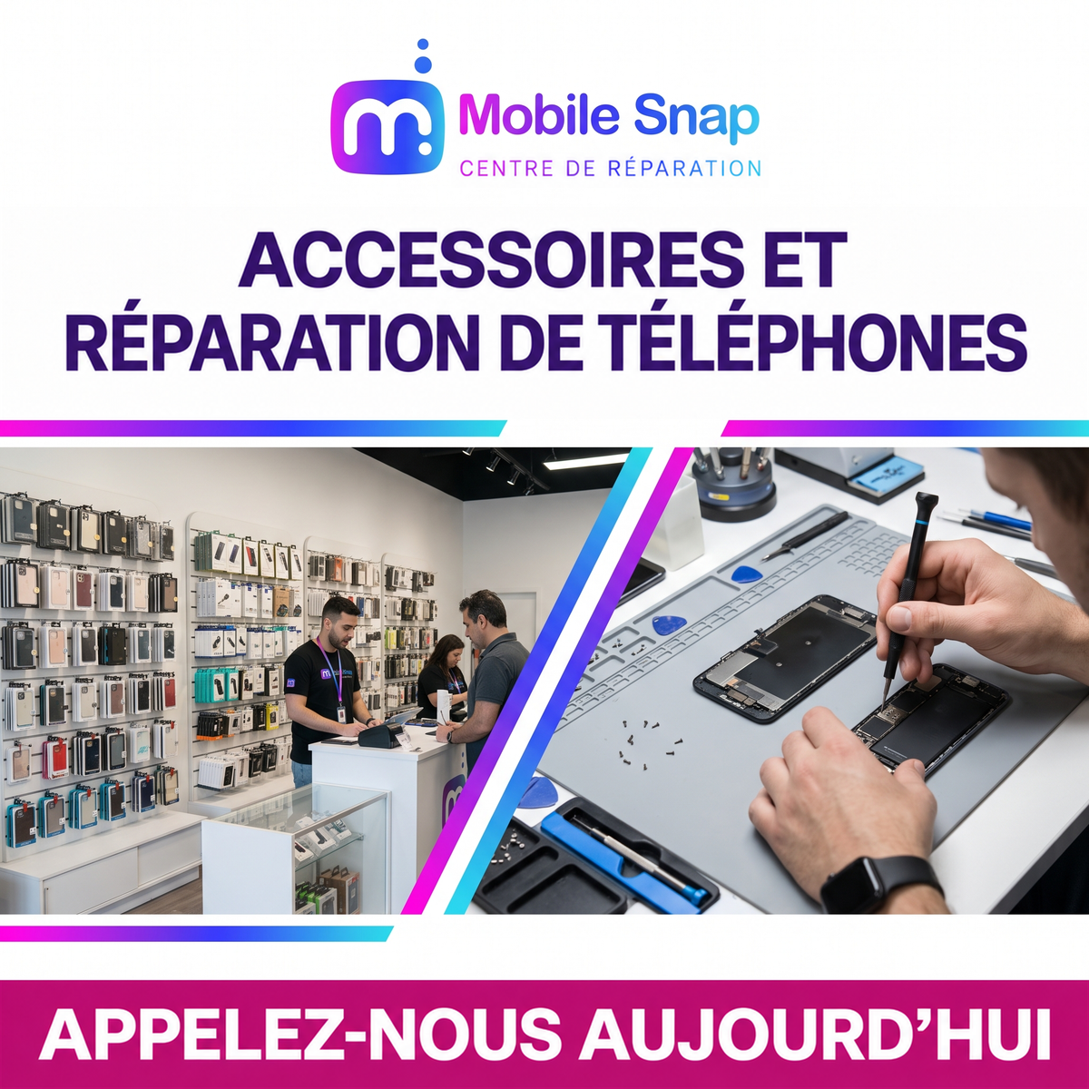 Services de réparation